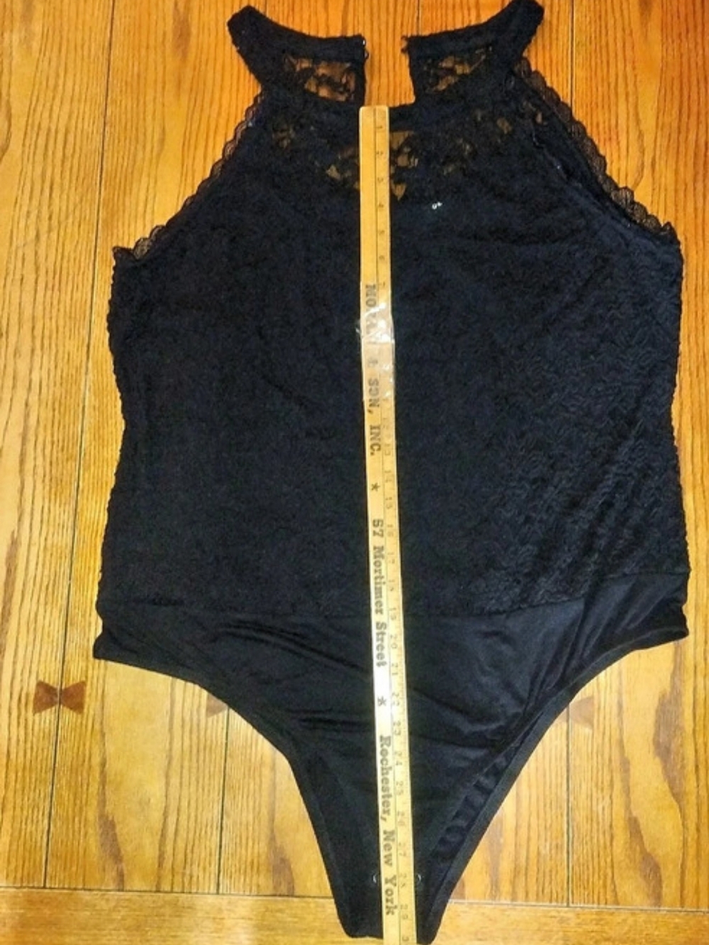 Torrid Black High Neck Lace Bodysuit Floral Lace Bodysuit Black Size 3X NWT